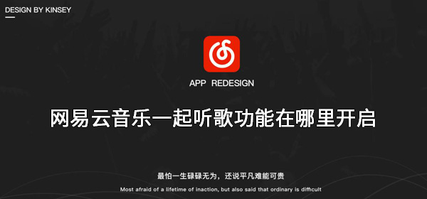 网易云音乐一起听歌功能在哪里开启