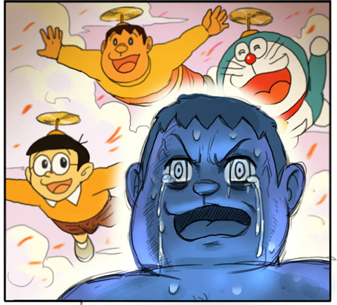 胖虎小夫任意门是什么梗