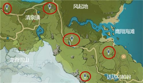 《原神》地灵龛位置分布一览 最新地灵龛位置大全