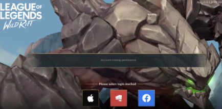 英雄联盟account missing permissions报错是什么意思 怎么解决