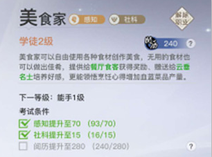 《天谕手游》美食家怎么玩 美食家玩法技巧