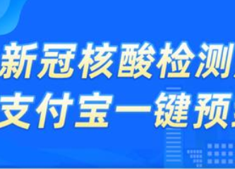 支付宝预约核酸检测怎么预约时间