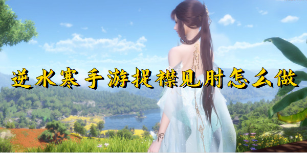 逆水寒手游捉襟见肘怎么做