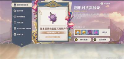 原神图形对抗实验录第五天活动攻略