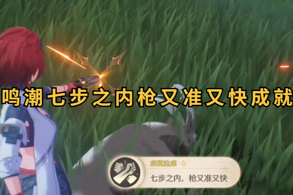 鸣潮七步之内枪又准又快成就怎么达成