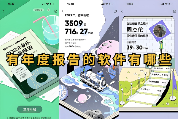 有年度报告的软件有哪些