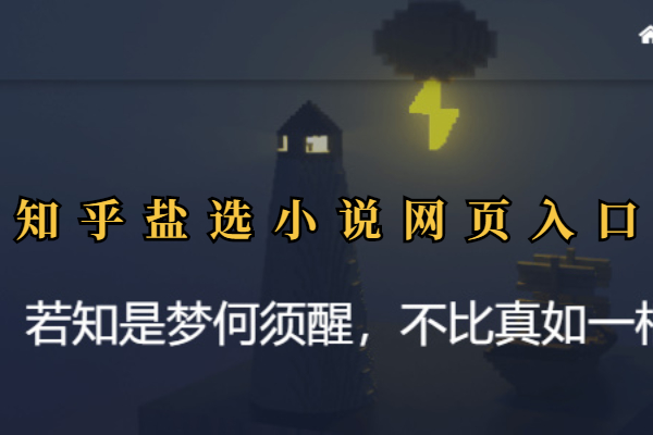 知乎盐选小说网页入口