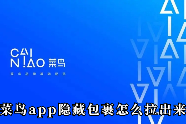 菜鸟app隐藏包裹怎么拉出来