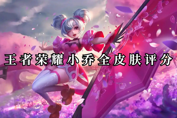 王者荣耀小乔全皮肤评分