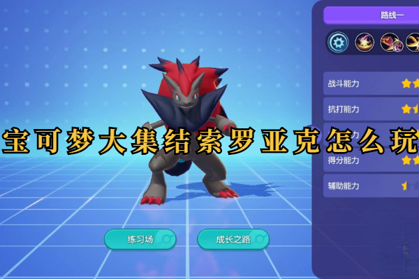 宝可梦大集结索罗亚克怎么玩