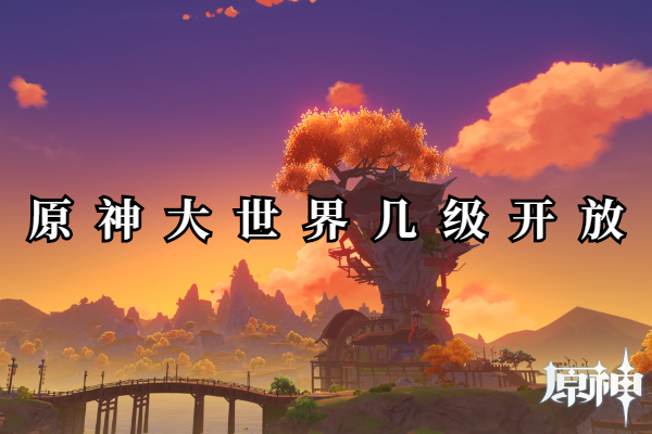 原神大世界几级开放