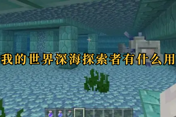 我的世界深海探索者有什么用