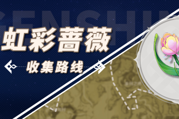 原神虹彩蔷薇采摘路线